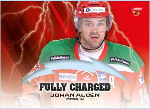 FULLY CHARGED, 2013-14 HockeyAllsvenskan #ALLS-FC06 Johan Alcén