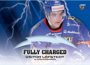 FULLY CHARGED, 2013-14 HockeyAllsvenskan #ALLS-FC07 Viktor Löfstedt