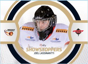 SHOWSTOPPERS, 2013-14 HockeyAllsvenskan #HA-SS02 Joel Lassinantti ASPLÖVEN HC