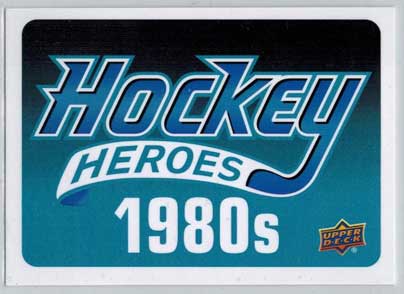Header Card 1980s 2013-14 Upper Deck Hockey Heroes #HEADER