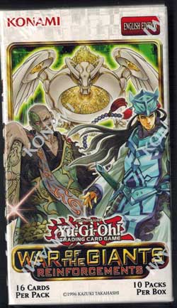 Yu-Gi-Oh, War of The Giants Reinforcements, Display (10 Boosters)