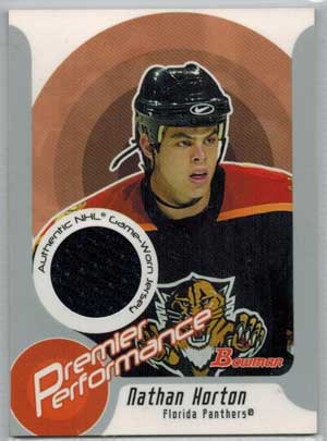 Nathan Horton 2003-04 Bowman Premier Performance Jerseys #PPNH