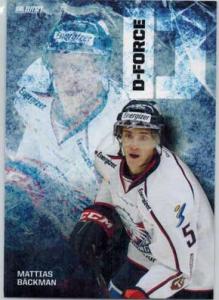 2013-14 SHL s.1 D-Force #07 Mattias Bäckman Linköpings HC