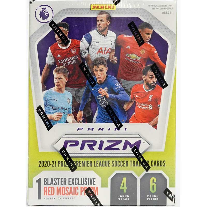Hel Blaster Box 2020-21 Panini Prizm Premier League Soccer (6 Paket)