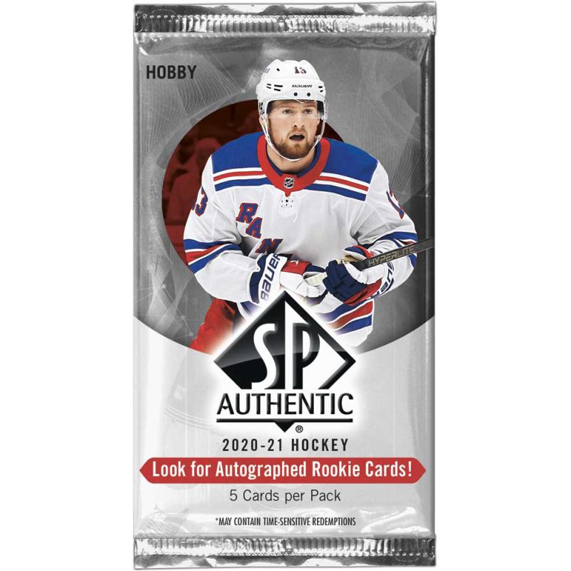 1st Paket 2020-21 Upper Deck SP Authentic Hobby