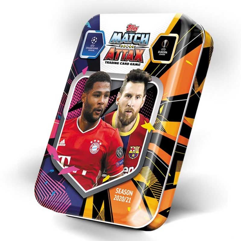 Mini Tin 2020-21 Topps Match Attax (Champions League & Europa League) [Bild på tinen kan variera]