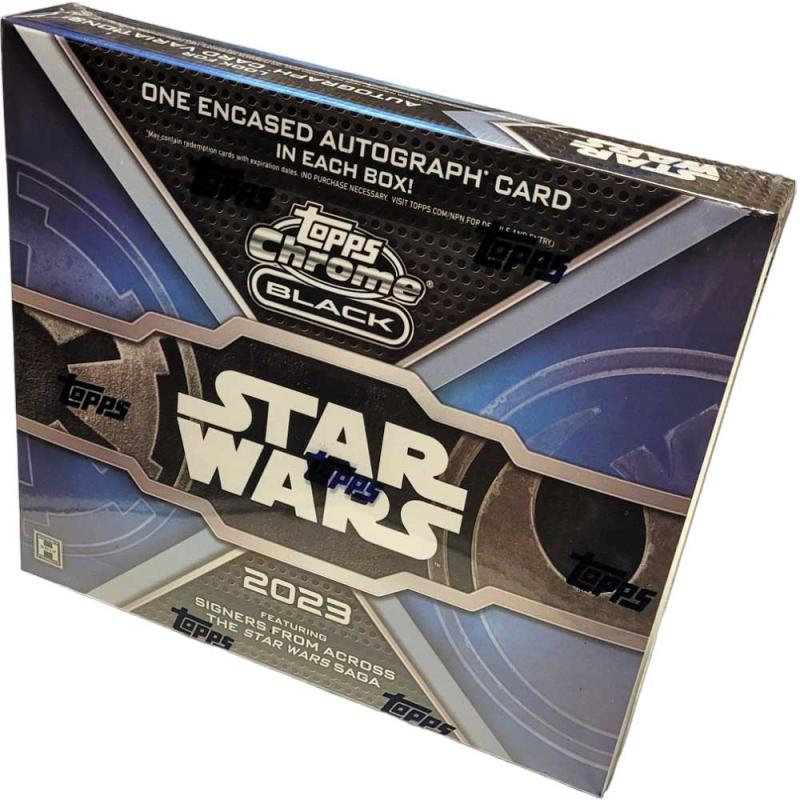 Sealed Box 2023 Topps Star Wars Chrome Black
