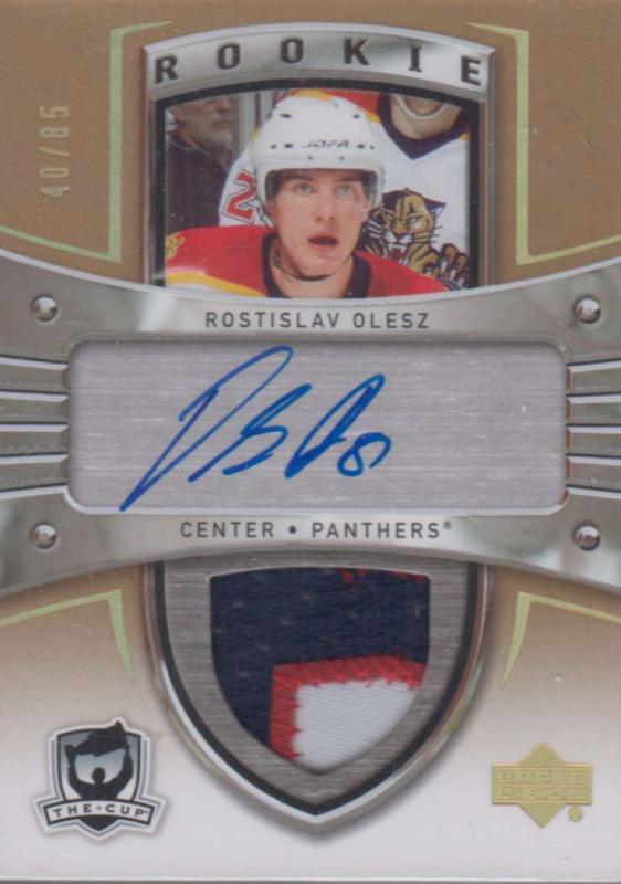 Rostislav Olesz - 2005-06 - The Cup Autographed Rainbow Rookie Patches Gold Rainbow #110 /85
