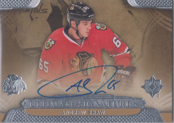 Andrew Shaw - 2013-14 Ultimate Collection Ultimate Signatures #USAS