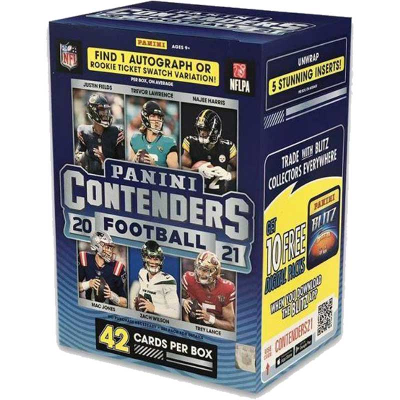 Hel Blaster Box 2021 Panini Contenders Football (6 Packs)