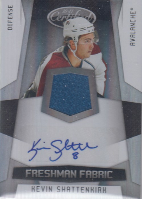 Kevin Shattenkirk - 2010-11 Certified #196 Jersey Autograph RC /499