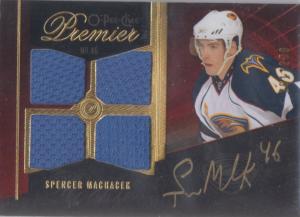 Spencer Machacek - 2009-10 OPC Premier #70 Jersey Autograph RC /299