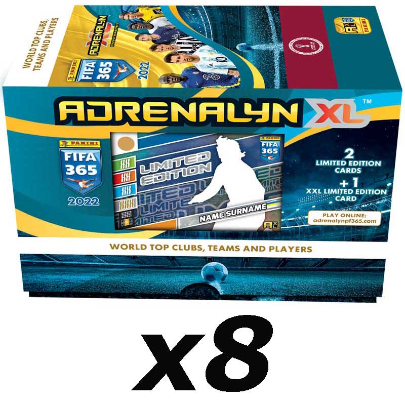 8st Gift Box Panini Adrenalyn XL FIFA 365 2021-22