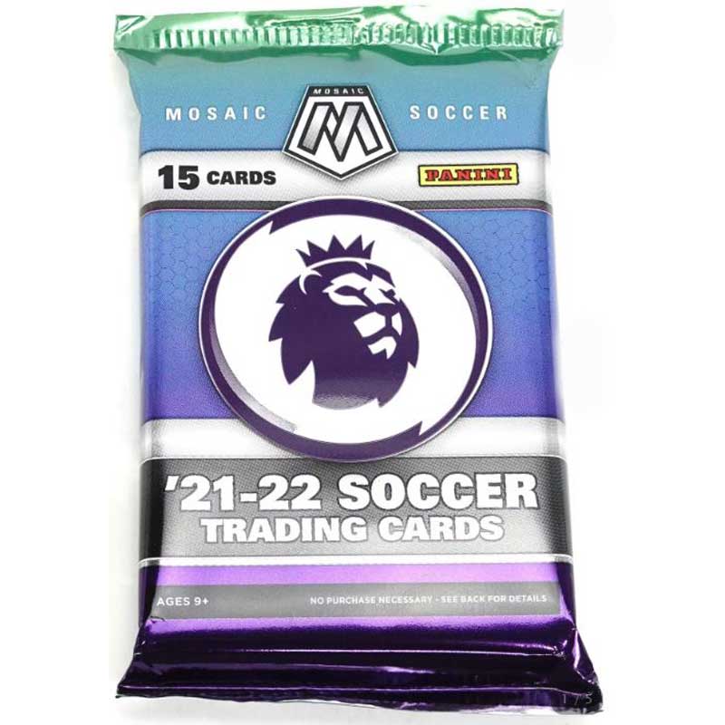 1st Paket 2021-22 Panini Mosaic Premier League (EPL) Soccer Hobby