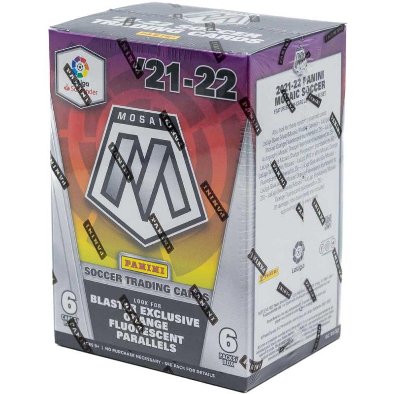 Hel Blaster Box 2021-22 Panini Mosaic LaLiga Soccer (6 Packs)
