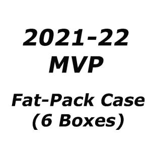 Sealed Case (6 Boxes) 2021-22 Upper Deck MVP Fat Pack Retail [96691]