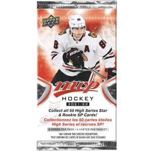 1 Pack 2021-22 Upper Deck MVP Retail