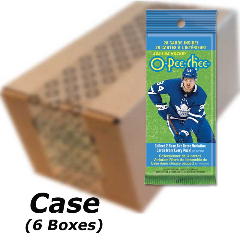 Hel Case (6 Boxar) 2021-22 Upper Deck O-Pee-Chee Retail Fat Pack [96786]