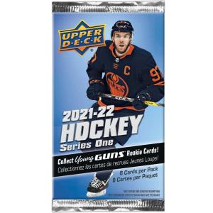 1 Pack 2021-22 Upper Deck Series 1 Retail