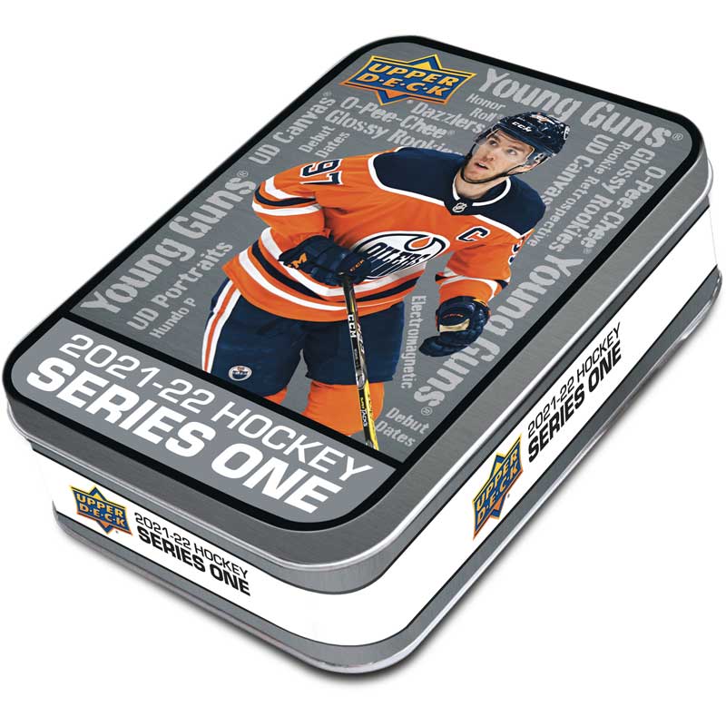 Sealed Tin 2021-22 Upper Deck Series 1 Retail