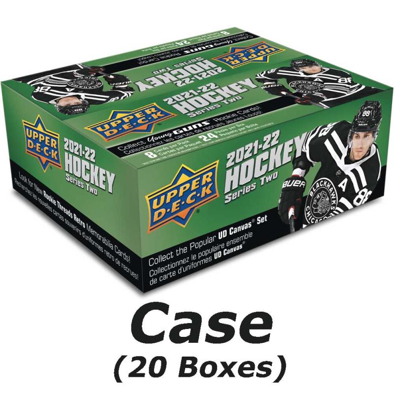 Sealed Case (20 Boxar) 2021-22 Upper Deck Series 2 Retail [97974]