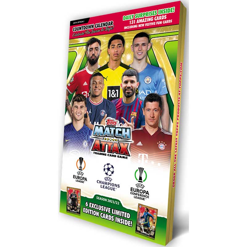 1 Advent Calender 2021-22 Topps Match Attax (Champions League & more)
