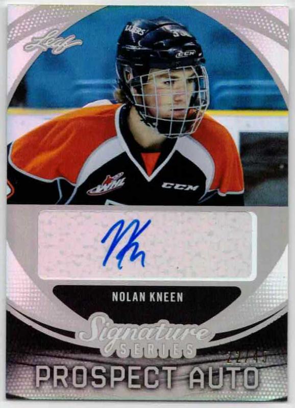 Nolan Kneen - 2015-16 Leaf Signature Series Prospects Autographs Gray #SPNK2 /45