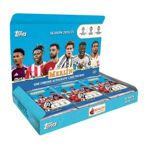 Sealed Box 2024-25 Topps UEFA Club Competitions Merlin Soccer Hobby