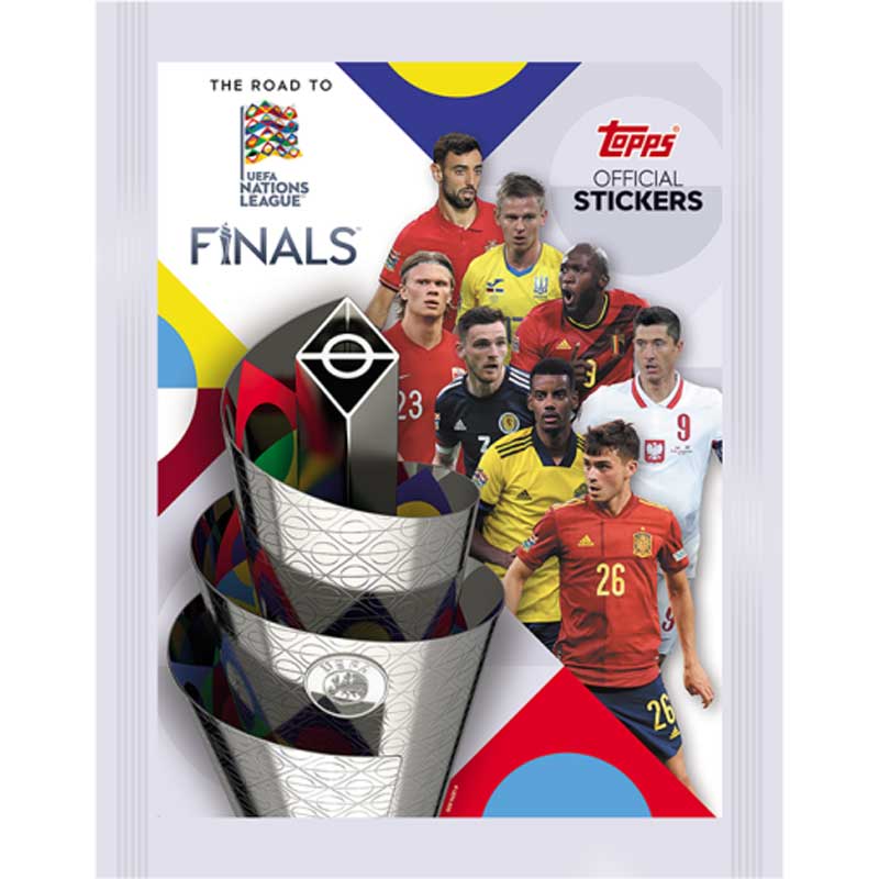 1st Paket (8 Stickers) 2022 Topps UEFA Nations League Sticker Collection (Klisterbilder)