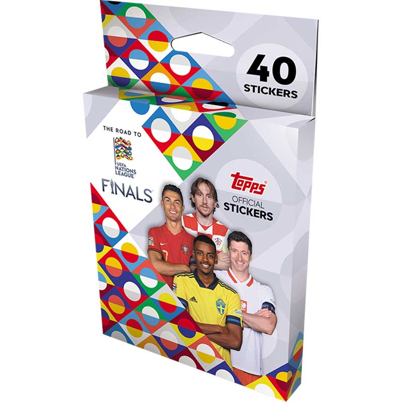 1 Eco Blister (40 Stickers) 2022 Topps UEFA Nations League Sticker Collection