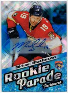 Michael Matheson - 2016-17 Parkhurst Rookie Parade Blue Autograph #RP19
