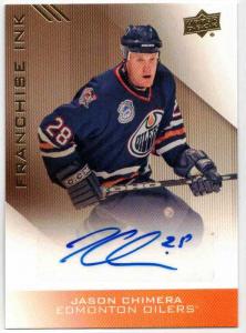 Jason Chimera - 2013-14 Upper Deck Edmonton Oilers Franchise Ink #FIJC