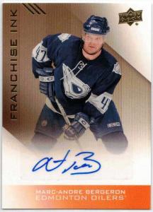 Marc-Andre Bergeron - 2013-14 Upper Deck Edmonton Oilers Franchise Ink #FIMB