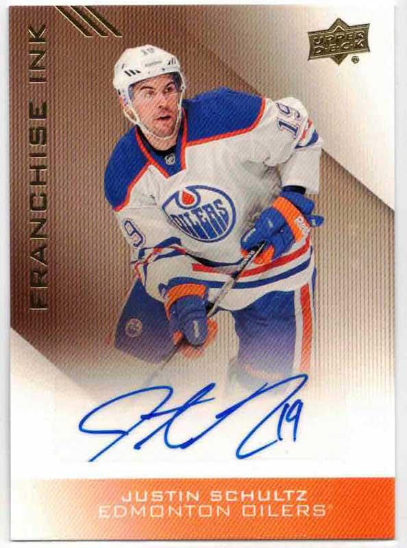 Justin Schultz - 2013-14 Upper Deck Edmonton Oilers Franchise Ink #FISZ