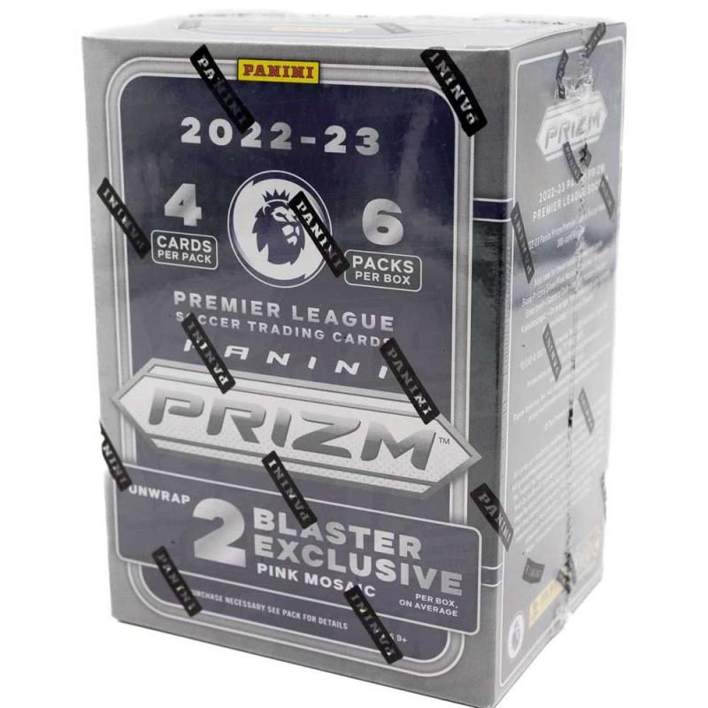 Sealed Blaster Box 2022-23 Panini Prizm Premier League Soccer EPL (6 Packs per Box)