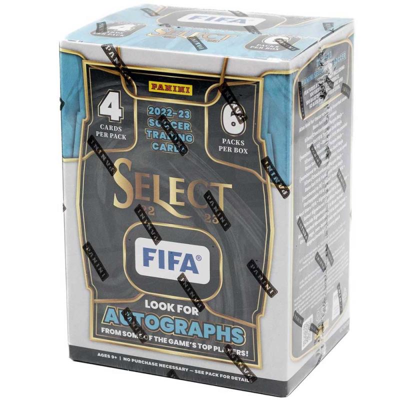 Hel Blaster Box 2022-23 Panini Select FIFA Soccer (6-Pack)