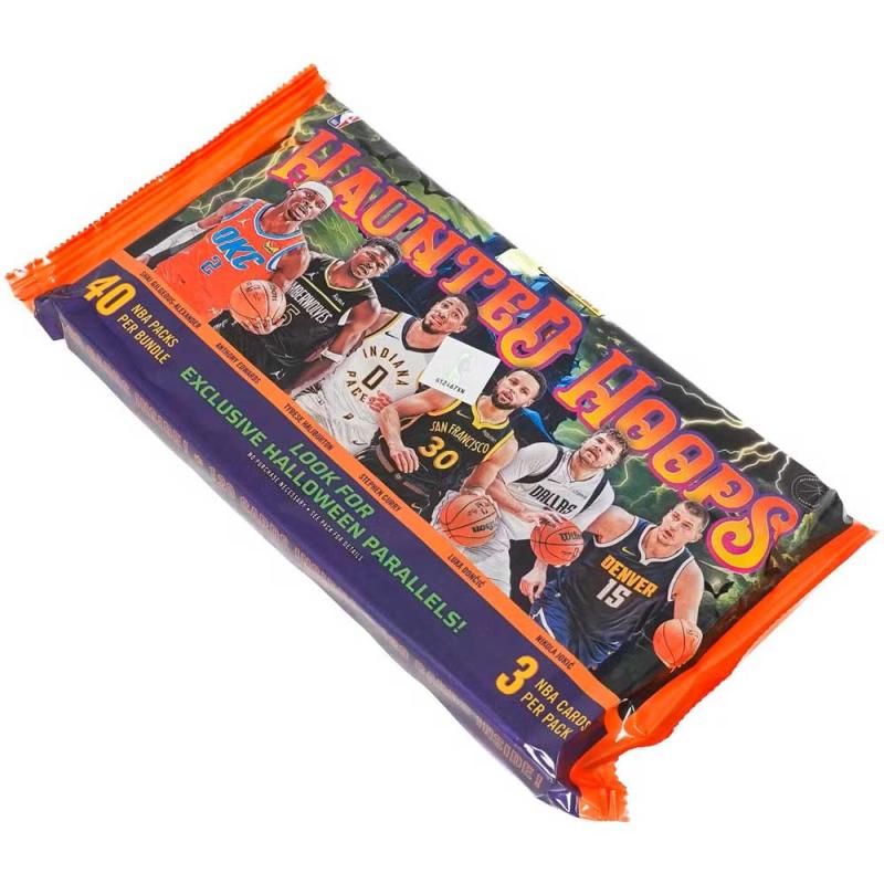 Hel Bundle 2023-24 Panini Haunted Hoops NBA Basketball Halloween Treat (40 Paket)