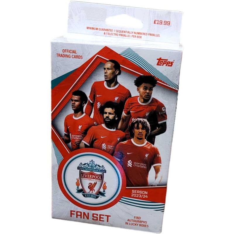 Liverpool FC - 2023-24 Topps Fan Set (28 Cards) [Med hängare]