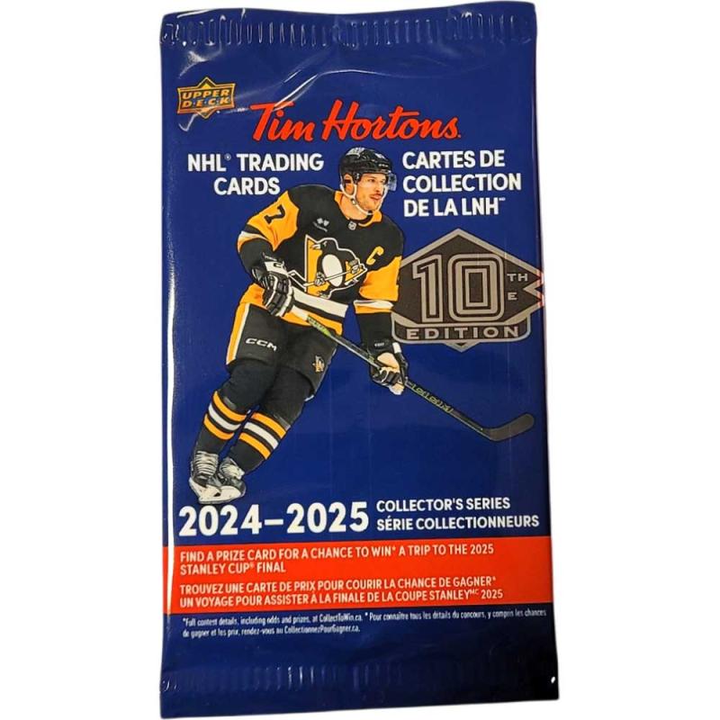 1 Pack 2024-25 Upper Deck Tim Hortons (3 cards per pack)