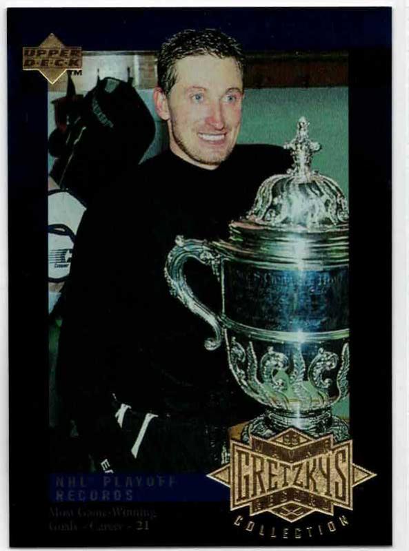Wayne Gretzky Most Game-Winning Goals Career - 1995-96 Upper Deck Gretzky Collection #G11
