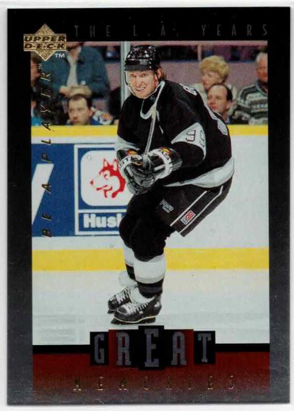 Wayne Gretzky Back to Edmonton - 1995-96 Be A Player Gretzky's Great Memories #GM2