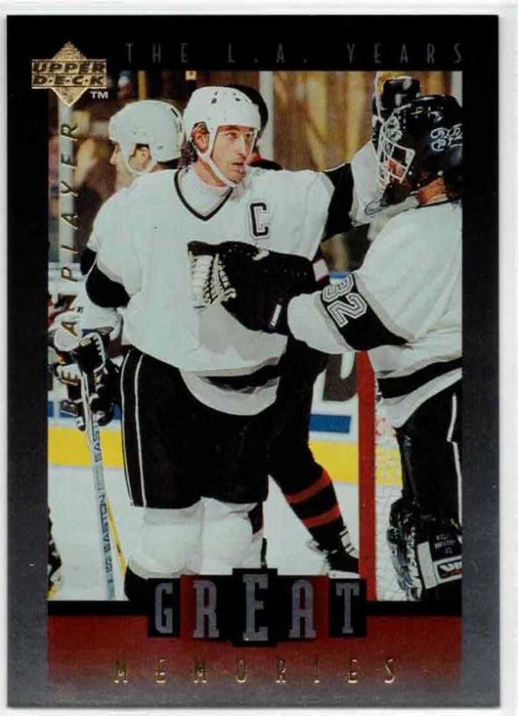 Wayne Gretzky Hollywood's MVP - 1995-96 Be A Player Gretzky's Great Memories #GM3
