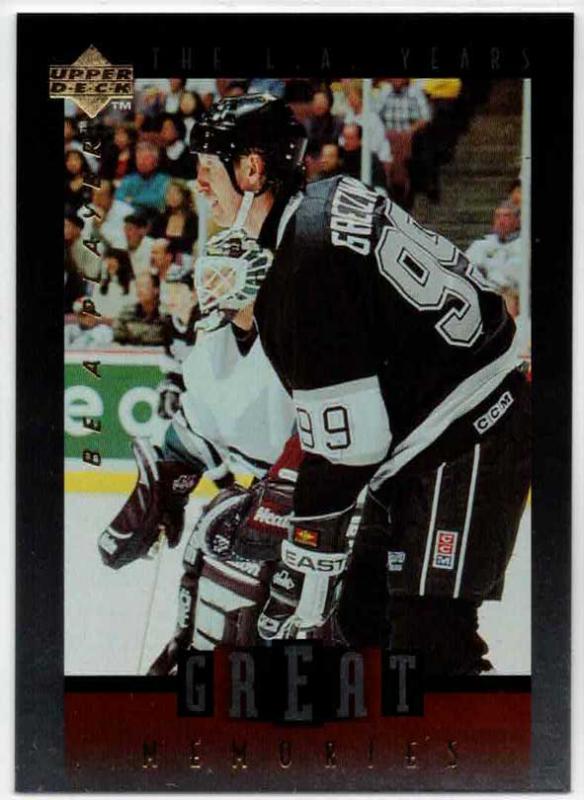 Wayne Gretzky Point Number 1,851 - 1995-96 Be A Player Gretzky's Great Memories #GM4