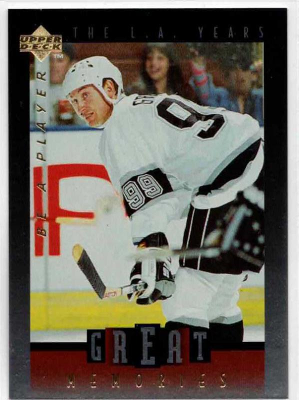 Wayne Gretzky Goal Number 802 - 1995-96 Be A Player Gretzky's Great Memories #GM6