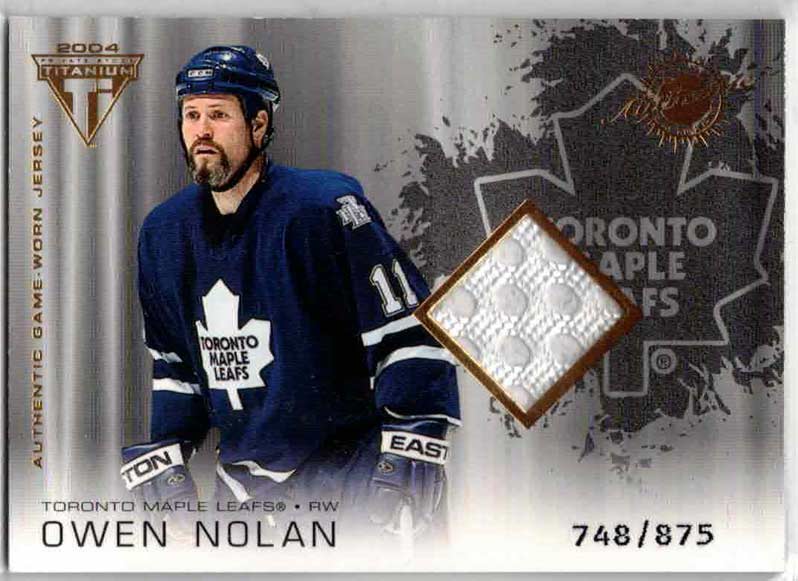 Owen Nolan - 2003-04 Titanium #184 Jersey