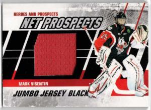 Mark Visentin - 2010-11 ITG Heroes and Prospects Net Prospects Jerseys Black #NPM05