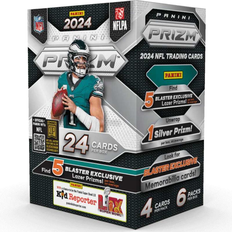Sealed Blaster Box 2024 Panini Prizm NFL Football Retail (6 Packs)