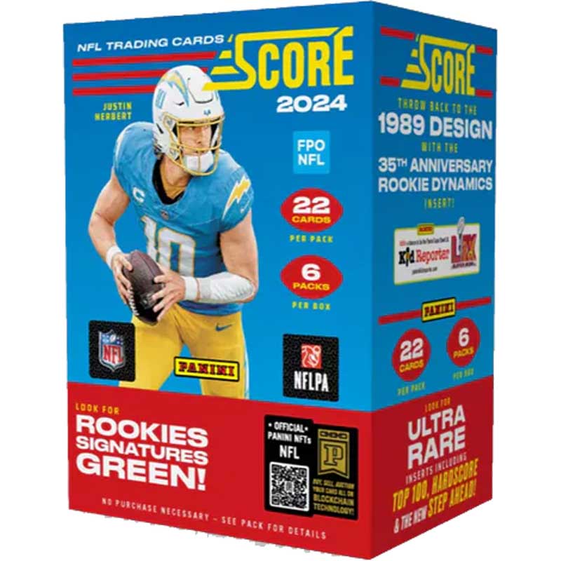 Sealed Blaster Box 2024 Panini Score Football Retail (6 Packs)