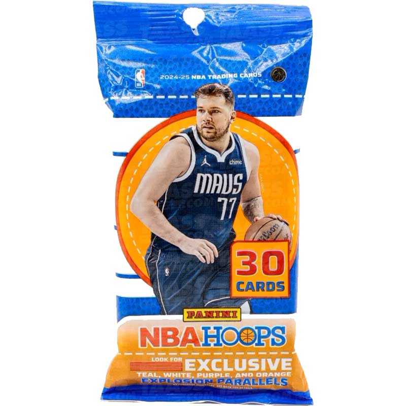 1 Fat Pack 2024-25 Panini NBA Hoops Basketball Retail (30 cards)