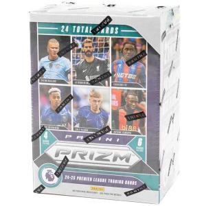 Sealed Blaster Box 2024-25 Panini Prizm Premier League EPL Soccer Retail (6 Packs per box) [Purple / Grey]